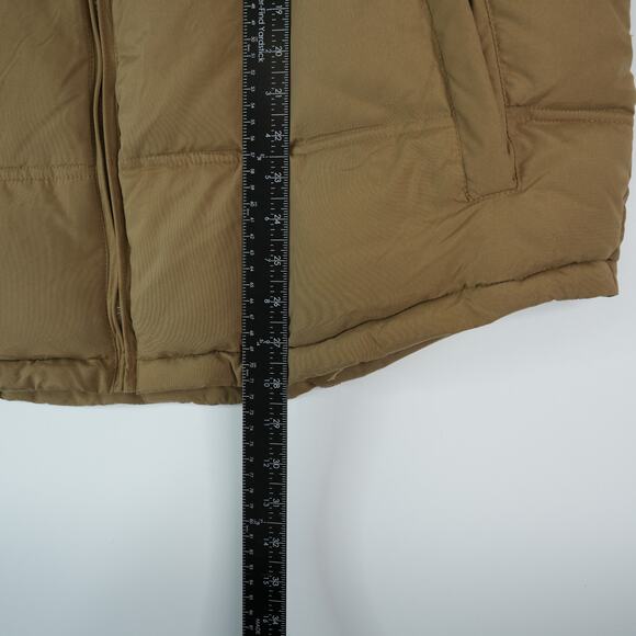 The American Outdoorsman Puffer Vest Mens XL Brown Fleece Western Gorpcore - Picture 7 of 7